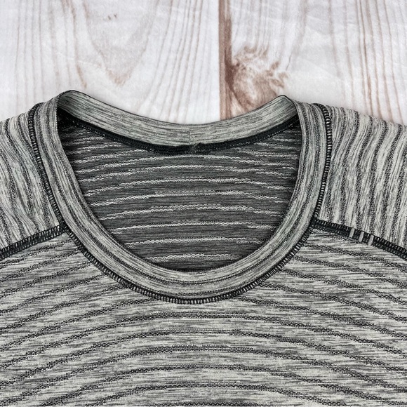 Lululemon Metal Vent Tech Short Sleeve 2.0 Wave Fade Graphite Grey / Vapor Sz XL - Picture 7 of 13